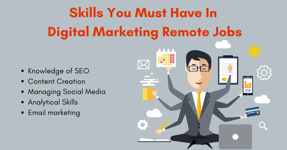 Skills in digital marketing remote jobs